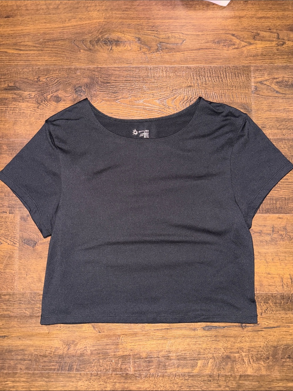 Aerie "The Hugger" Short Sleeve Open Back T Shirt